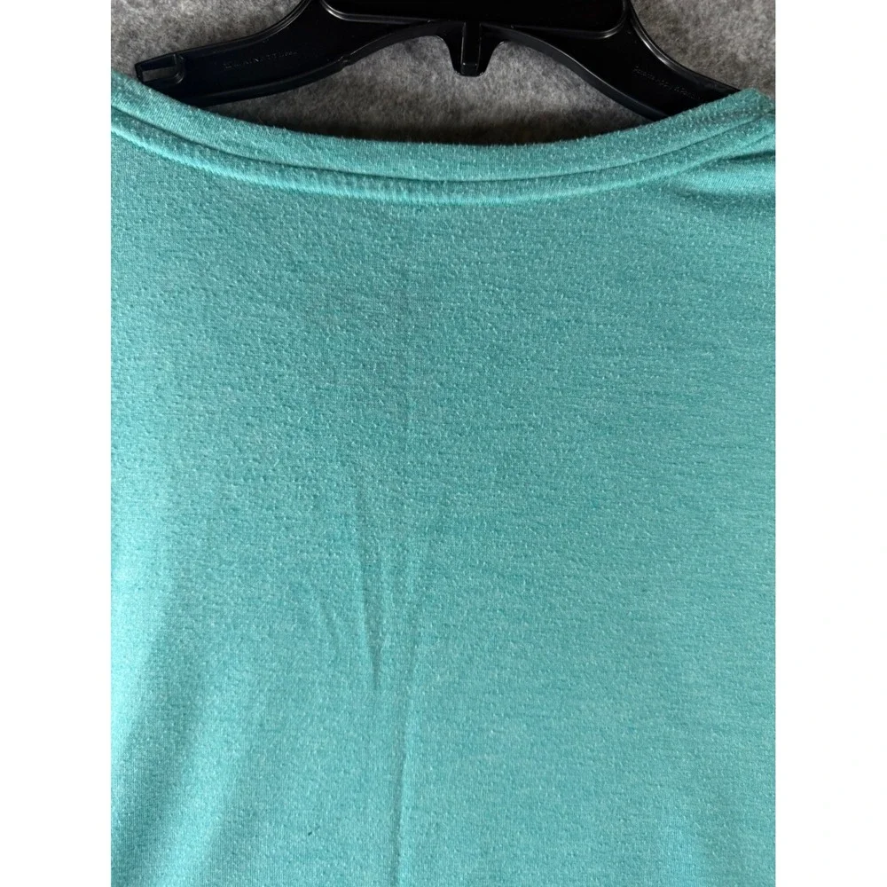 Nike Dri-FIT Womens Loose Fit Teal Heather Graphic T-Shirt‎ Scoop Neck Medium